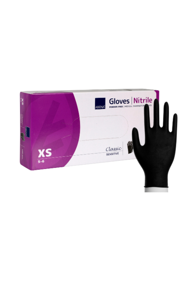 Nitrilhandschuh Schwarz XS-XL 100 Stück – Bild 2