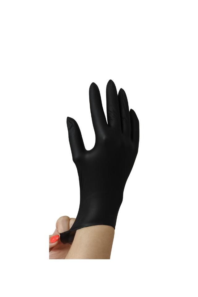 Nitrilhandschuh Schwarz XS-XL 100 Stück