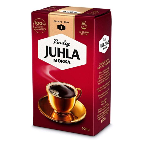 Paulig Juhla Mokka, suodatin kahvi 500g