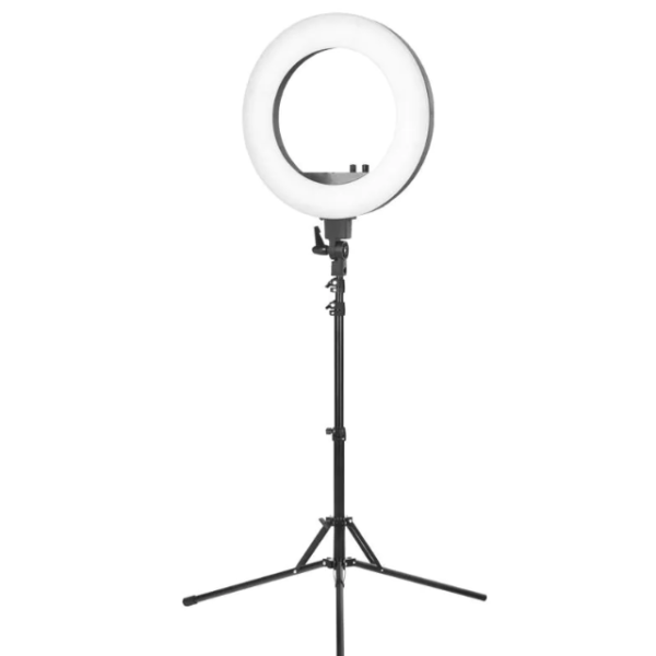 Ring light 18" 48w led jalustalla