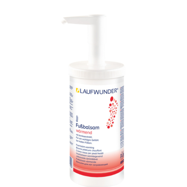 Laufwunder lämmittävä jalkavoide pumppupullo 450 ml