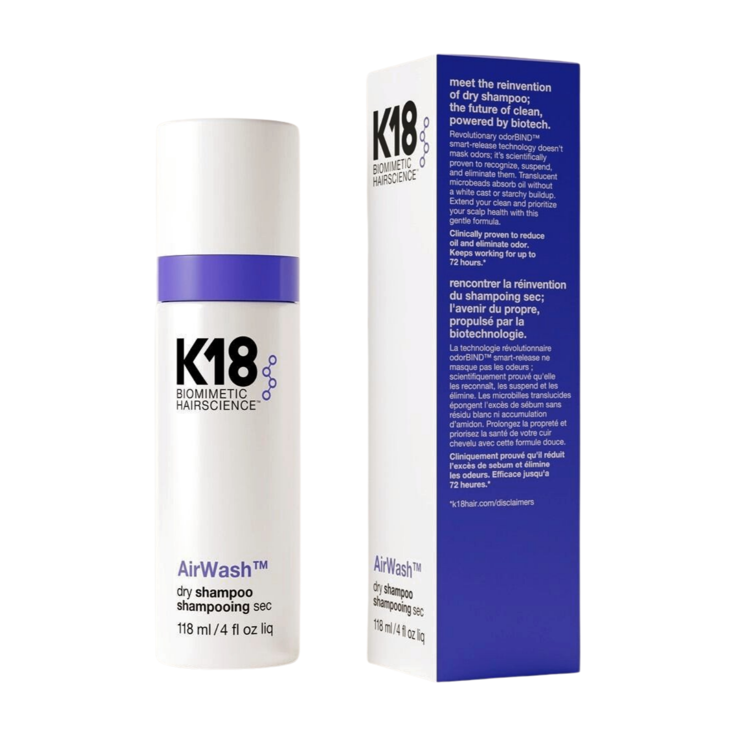K18 AirWash Trockenshampoo 118ml